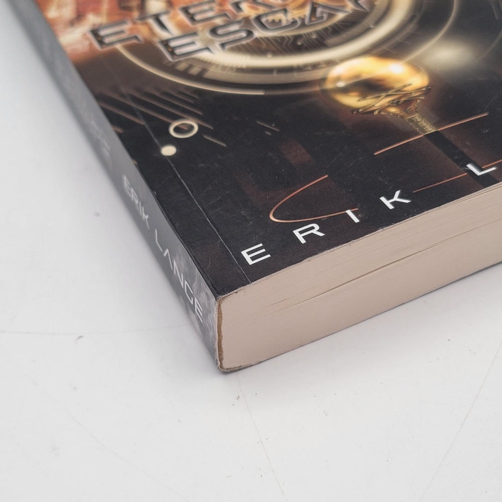Erik Lange Eternity's Escape Paperback Signed The Karl Lark Chronicles 1 Good - Picture 14 of 14